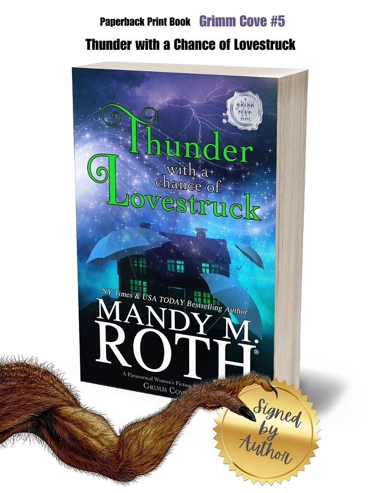 Thunder with a Chance of Lovestruck Signed Paperback Print Book product image (1)