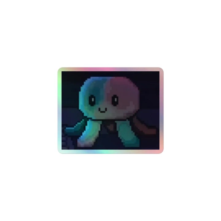 Squiddleton Holographic Sticker product image (1)