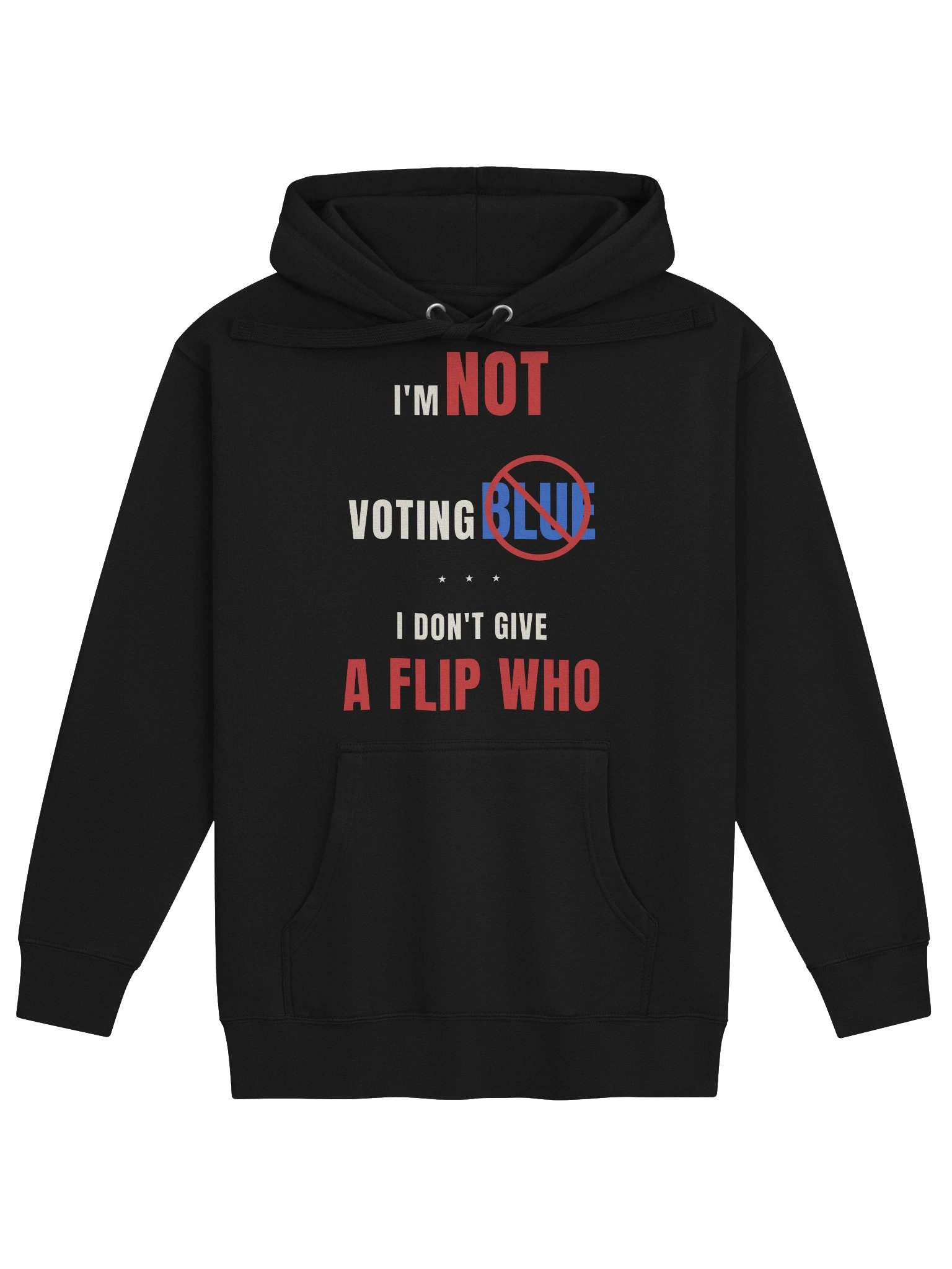 The Not Voting Blue Hoodie product image (1)