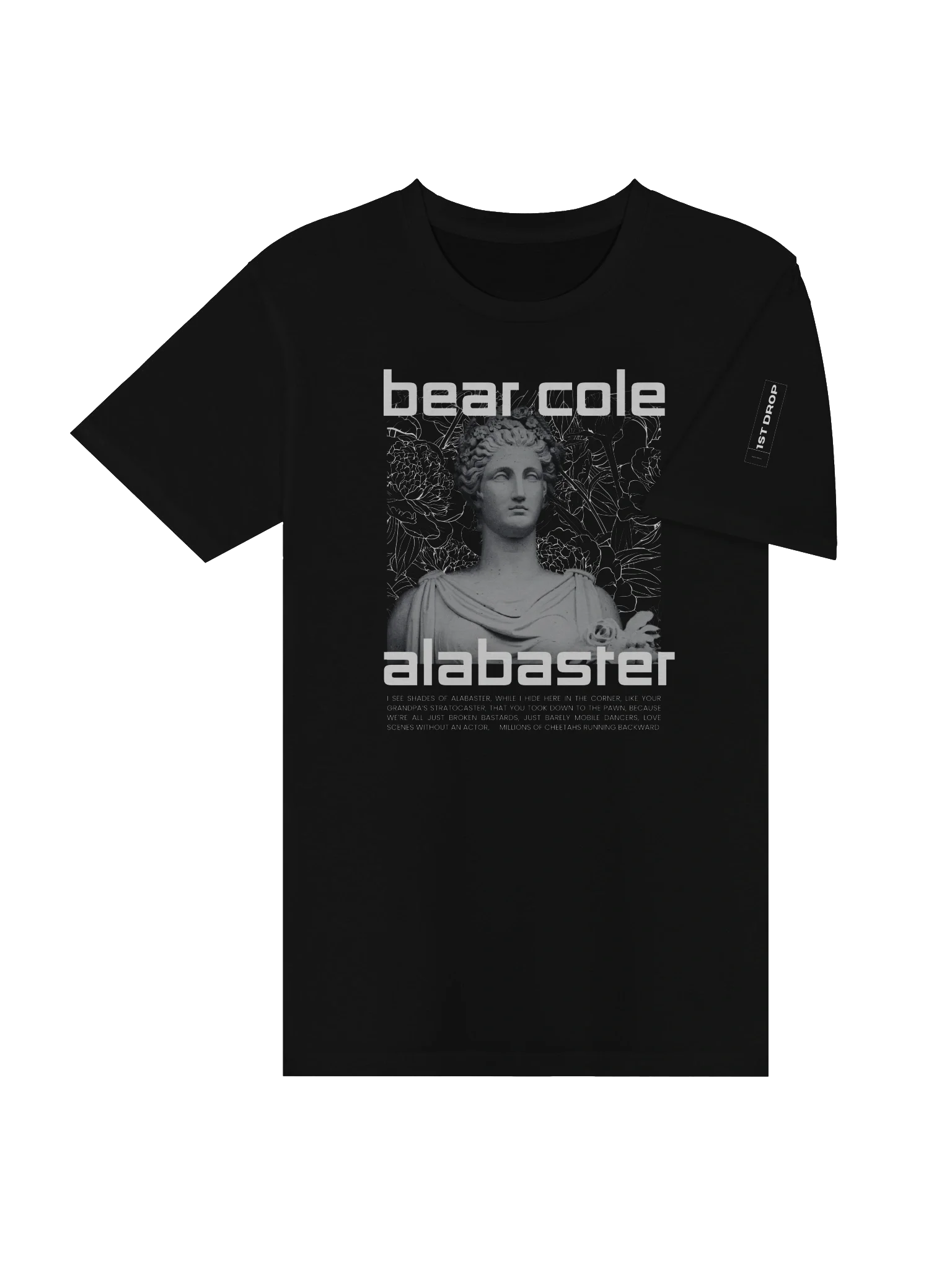 Bear Cole Alabaster Statue T-shirt