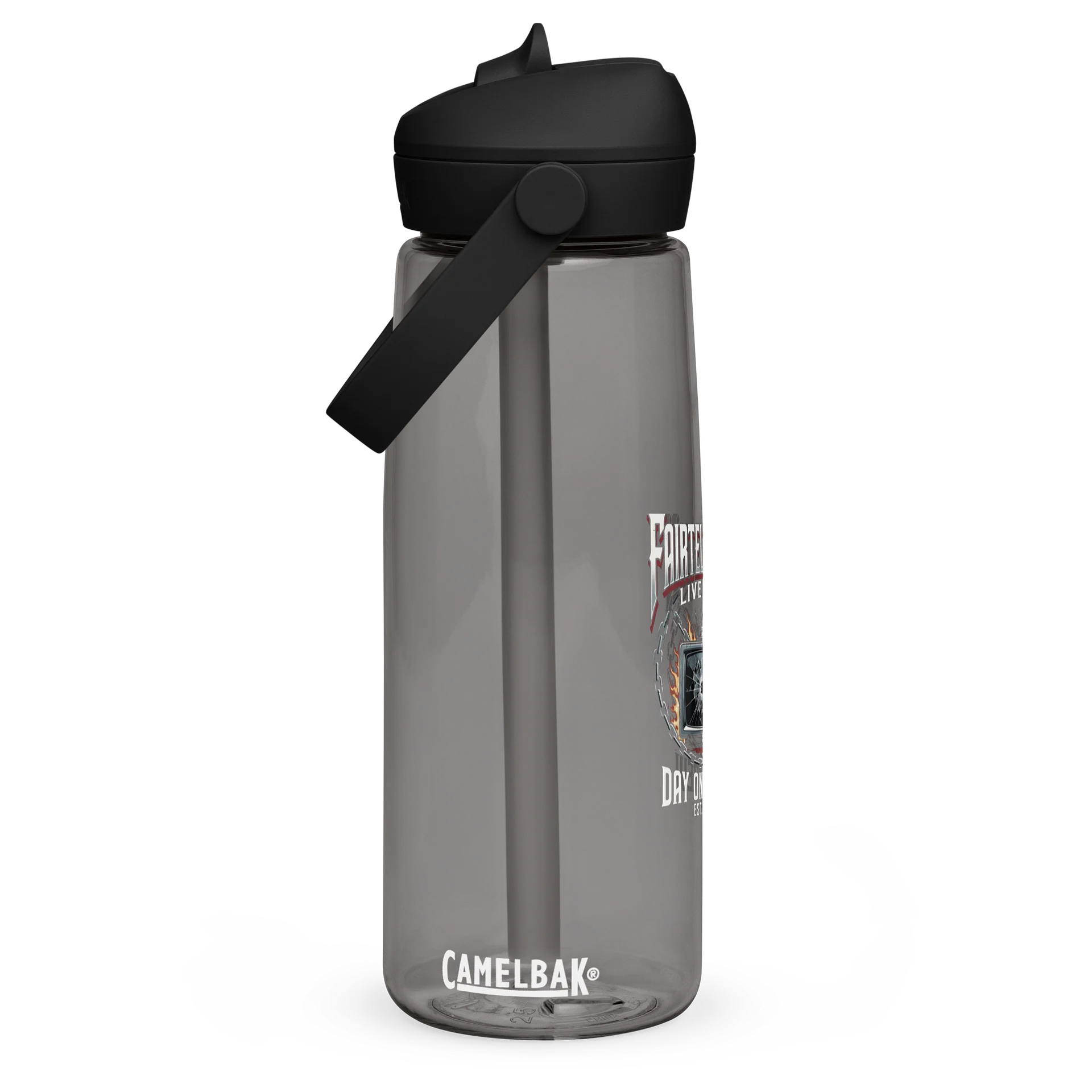 Vintage Television Club Water Bottle product image (2)