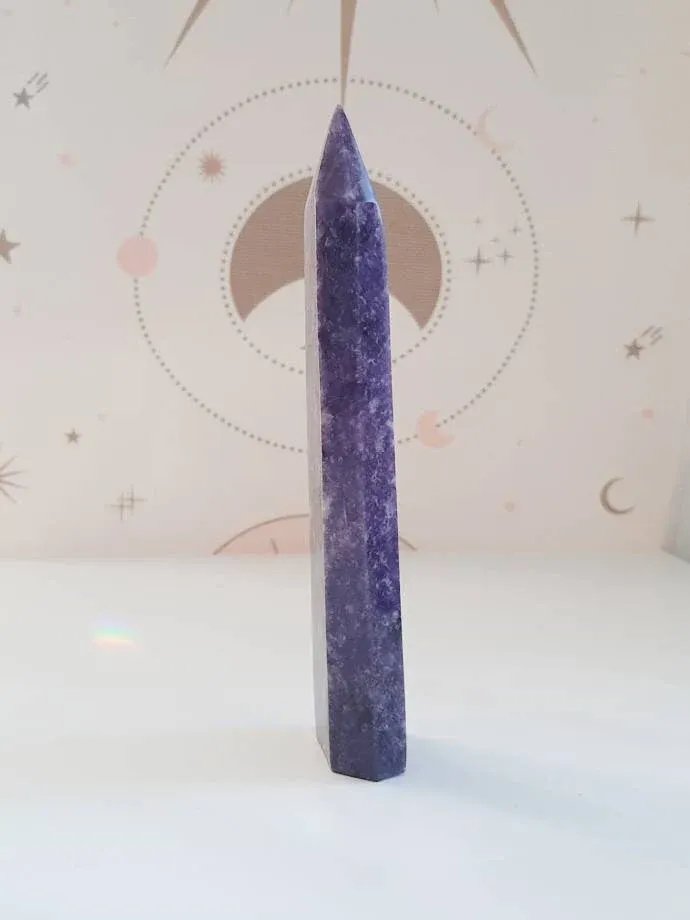 16.25 cm lepidolite tower product image (5)