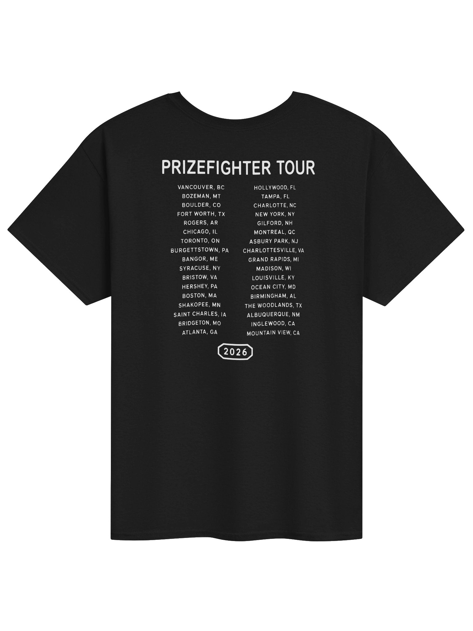 Mumford & Sons Prizefighter Tour 2026 North America Merch The Lion Tshirt product image (2)