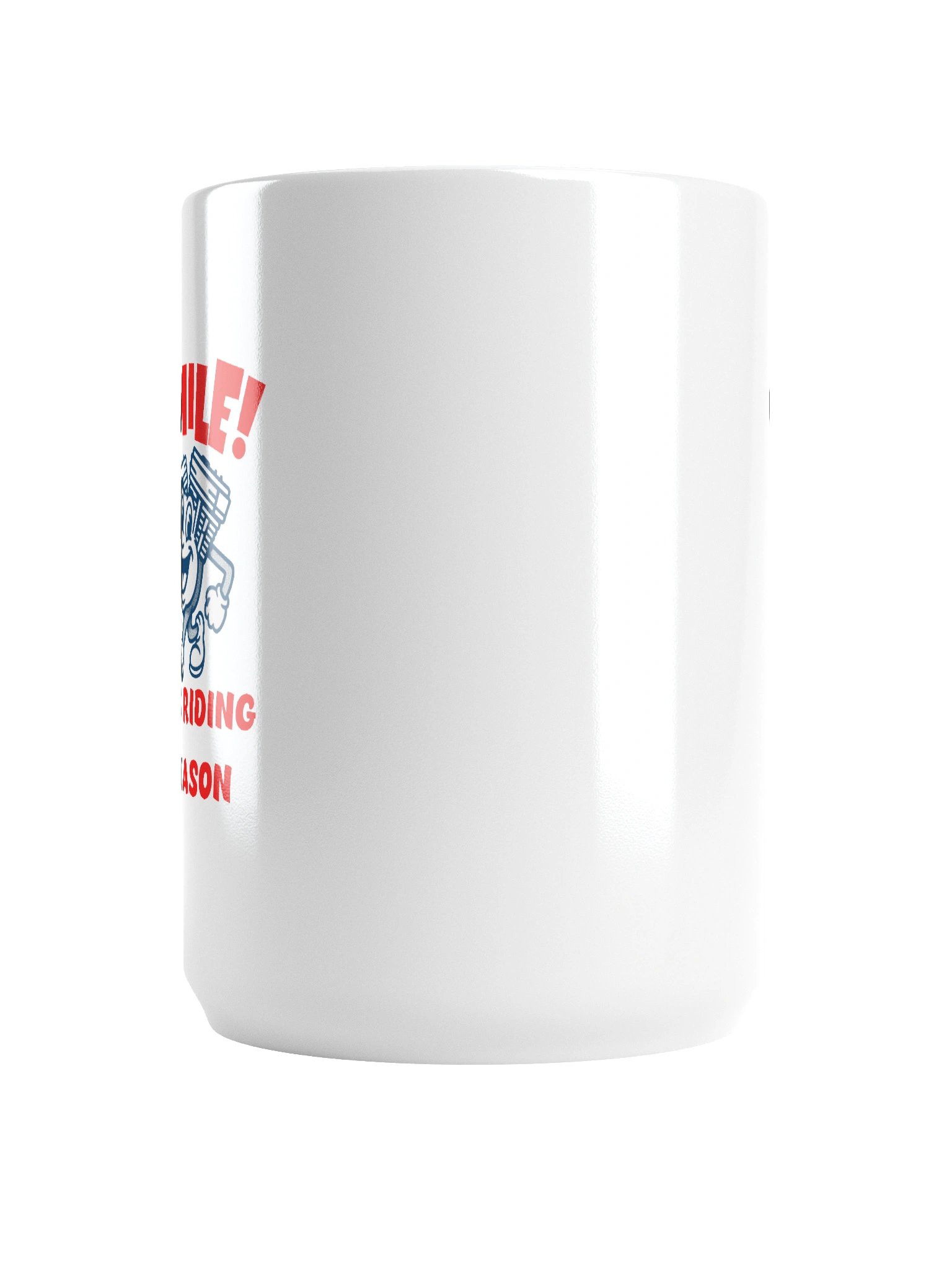 Throttle & Iron “Smile!” Mug — Riding Season Edition product image (6)