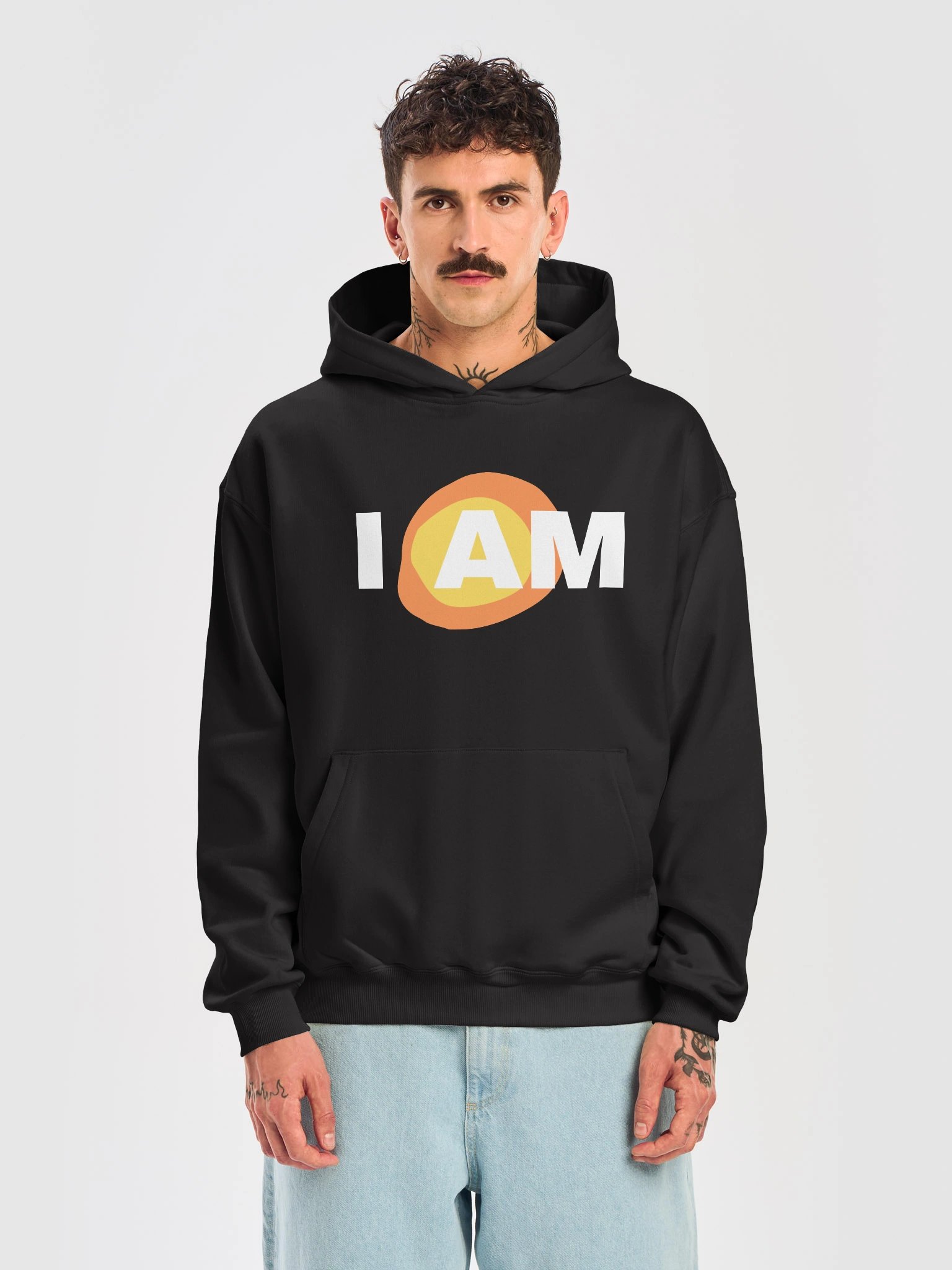 "I AM" French Terry Hoodie - Large Graphic product image (1)