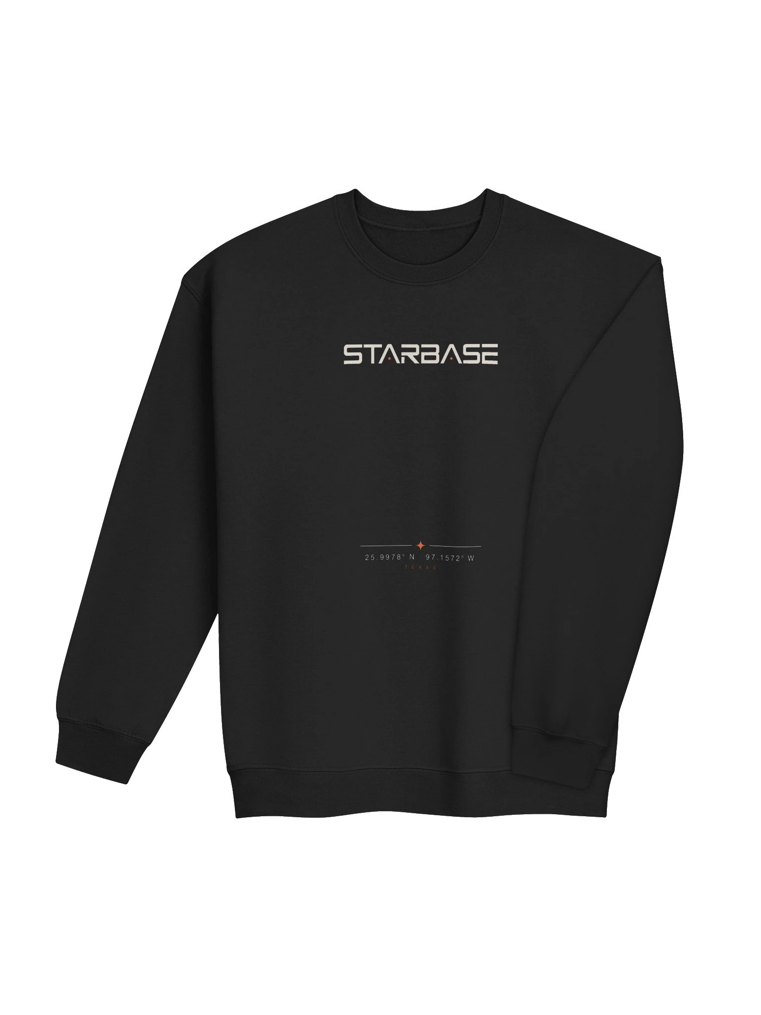 SpaceX Starship Starbase Coordinates Crewneck product image (4)
