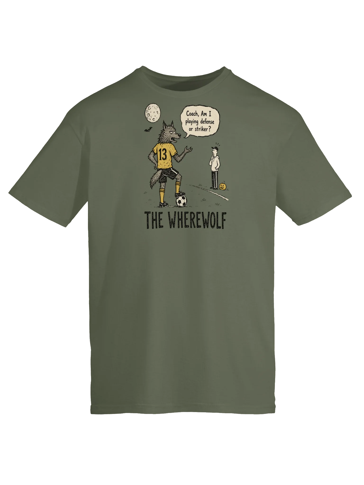 The Wherewolf Halloween Soccer Tee product image (5)