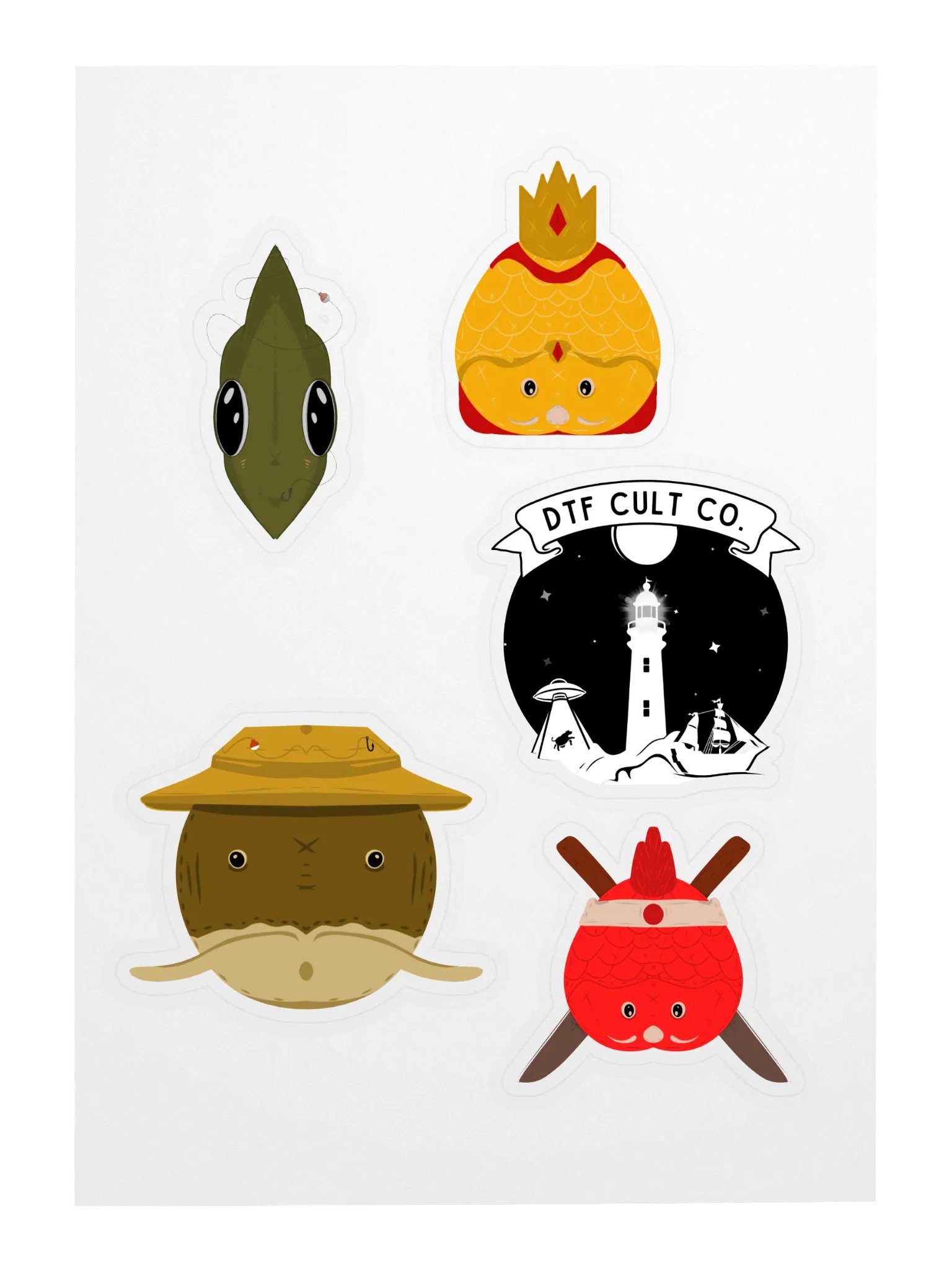 Palia Fishing Plush Sticker Sheet (Flushies) product image (1)