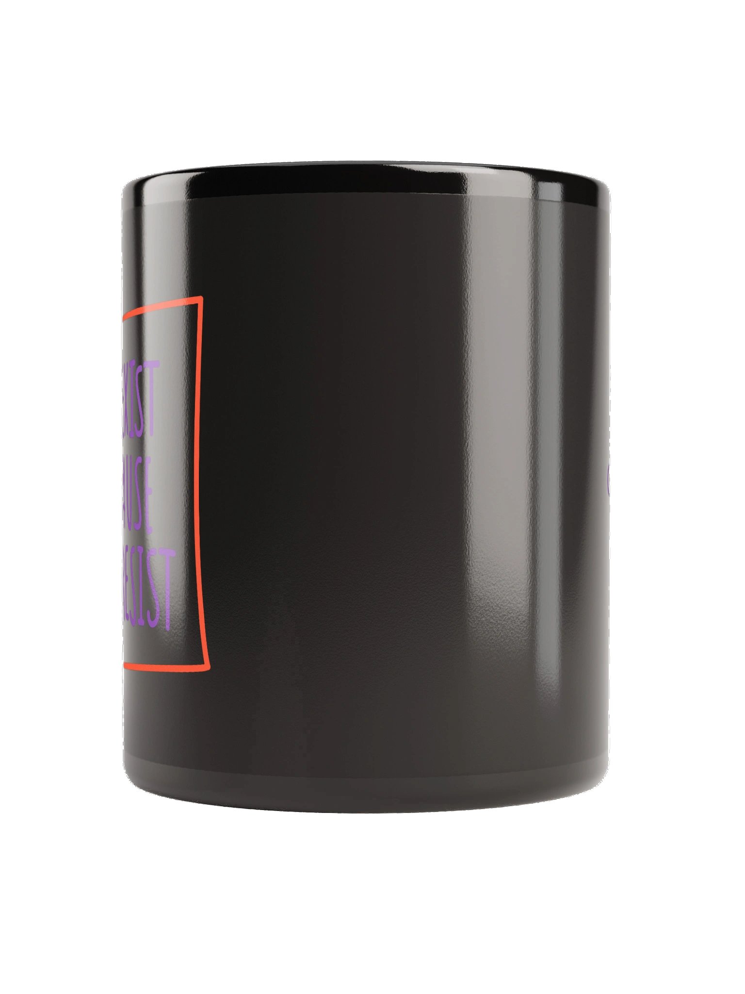 We Exist Black Mug product image (2)