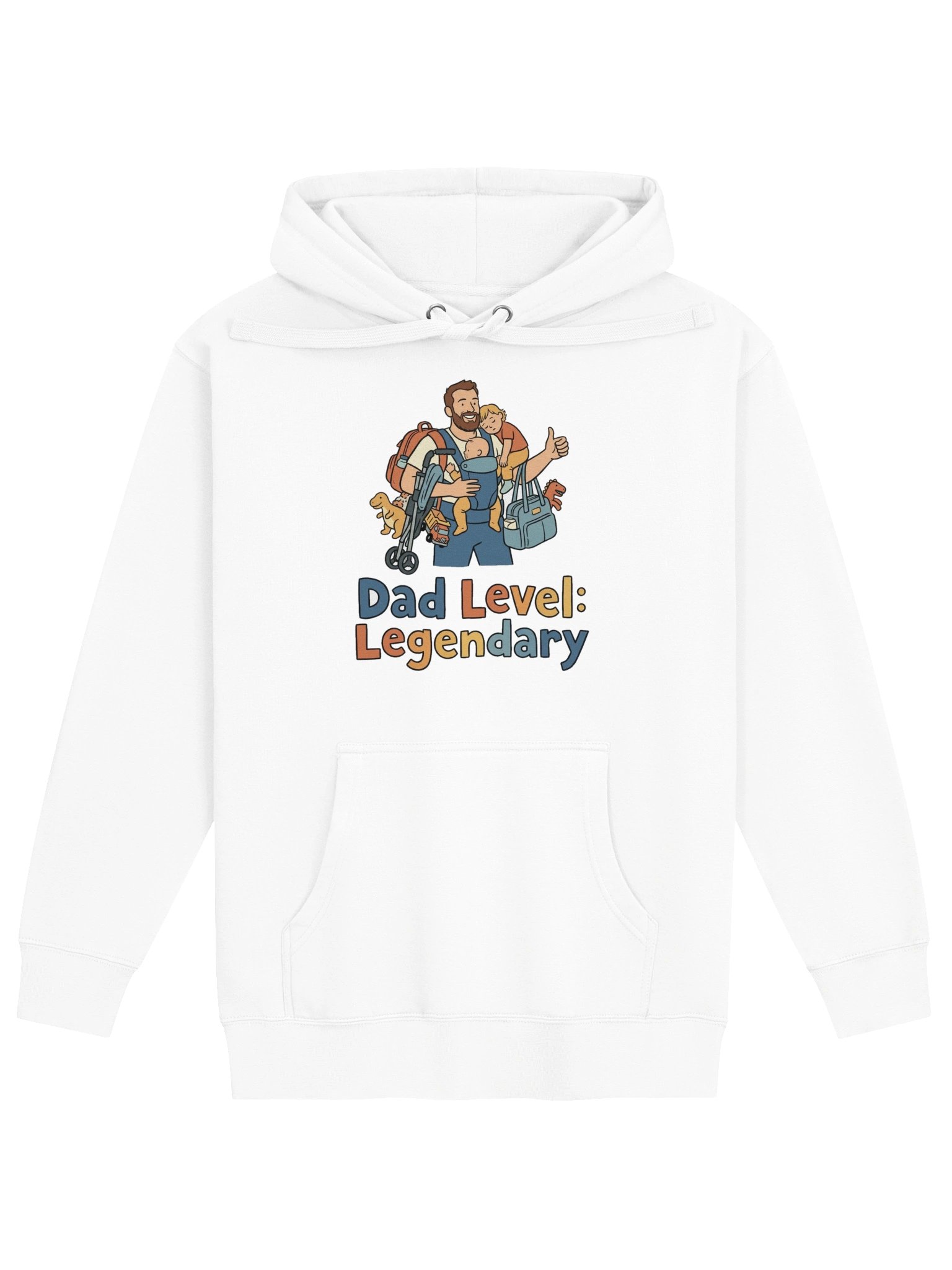 "Dad Level: Legendary" Premium Fleece Hoodie product image (1)