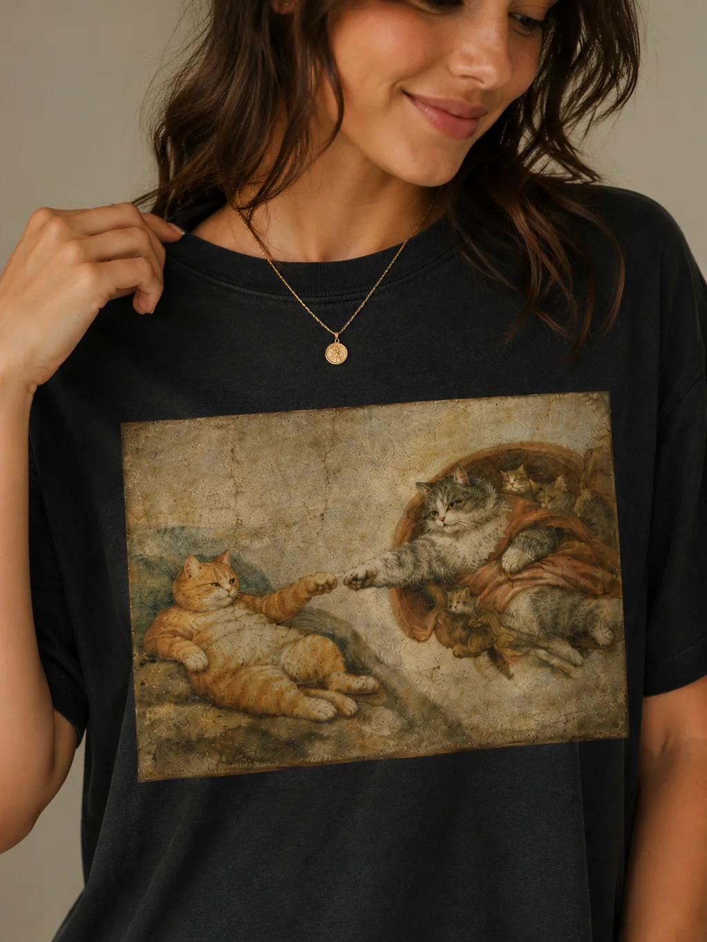 The Creation of Meow T-Shirt product image (2)