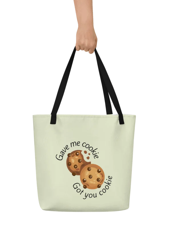 New Girl Tote Bag – “Gave Me Cookie” All-Over Print TV Fan Gift product image (2)