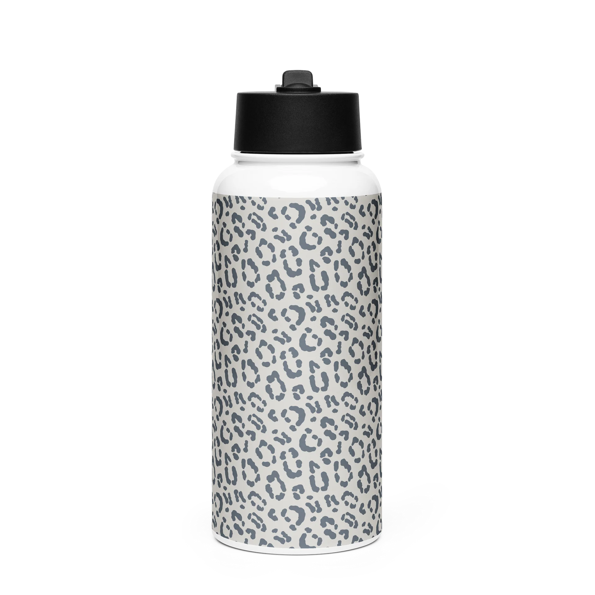 Bold Leopard Print Stainless Steel Water Bottle product image (1)