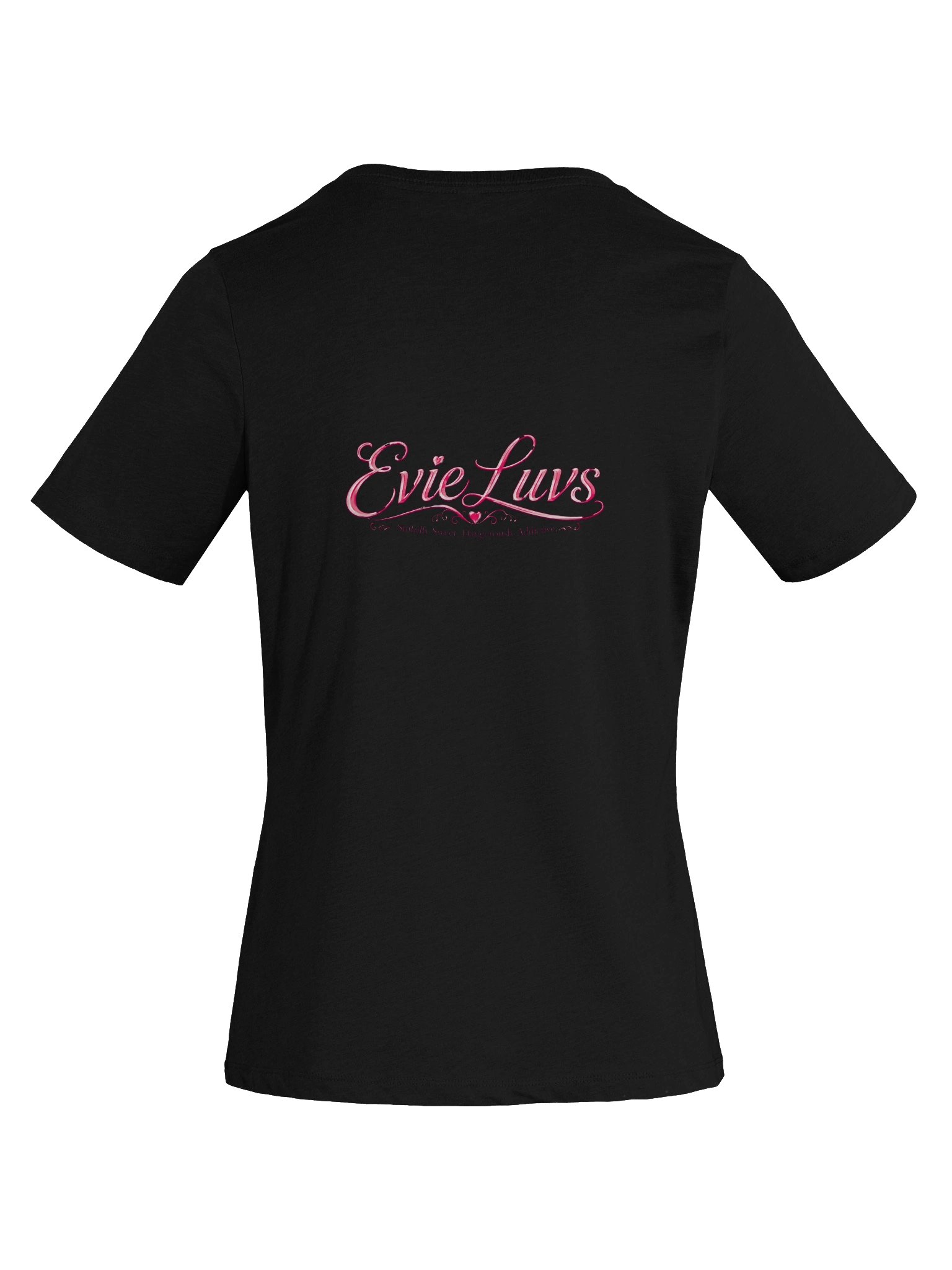 Relaxed V-Neck Portrait Logo T-Shirt for Women product image (8)