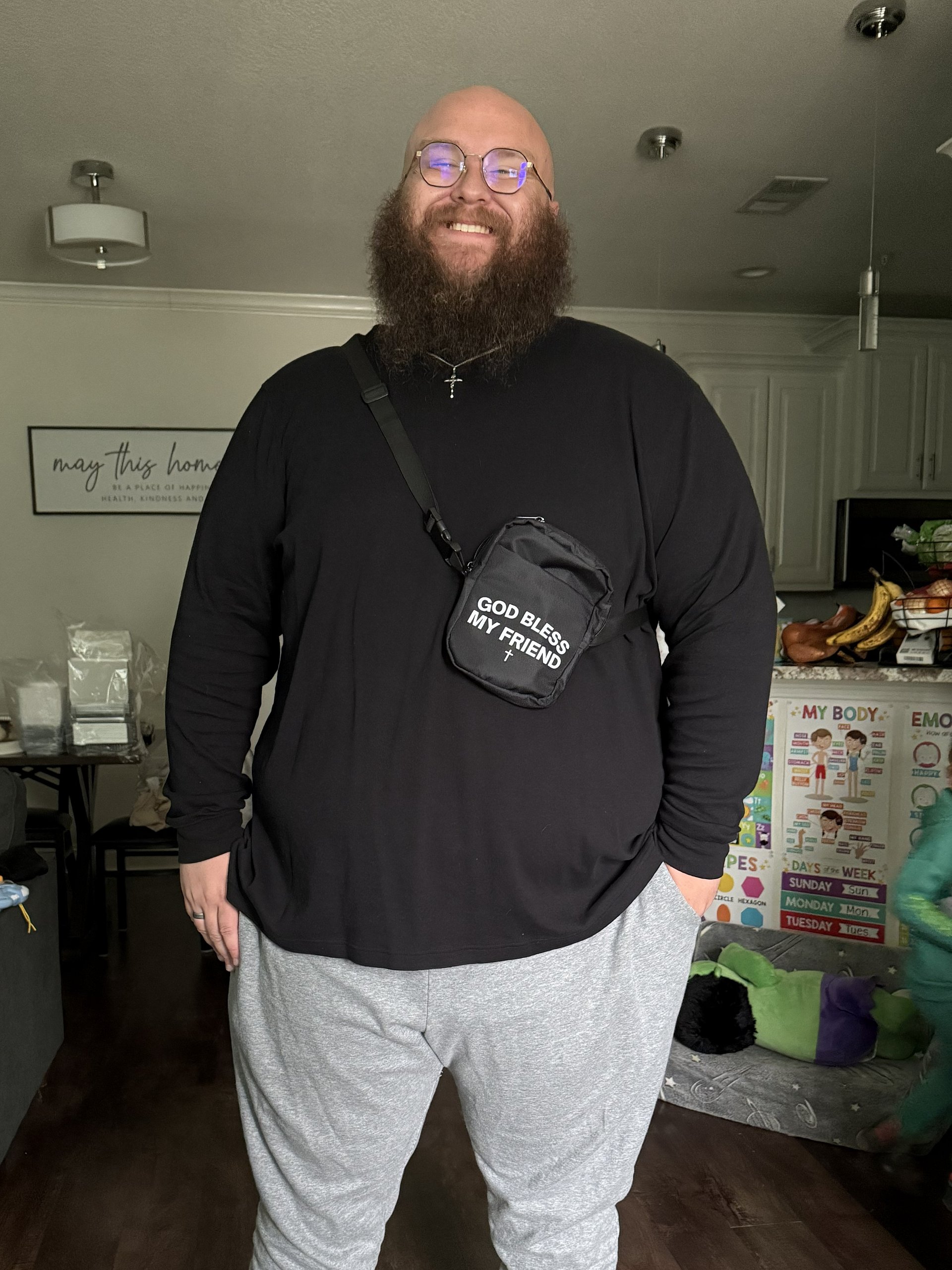 God Bless My Friend Crossbody product image (1)