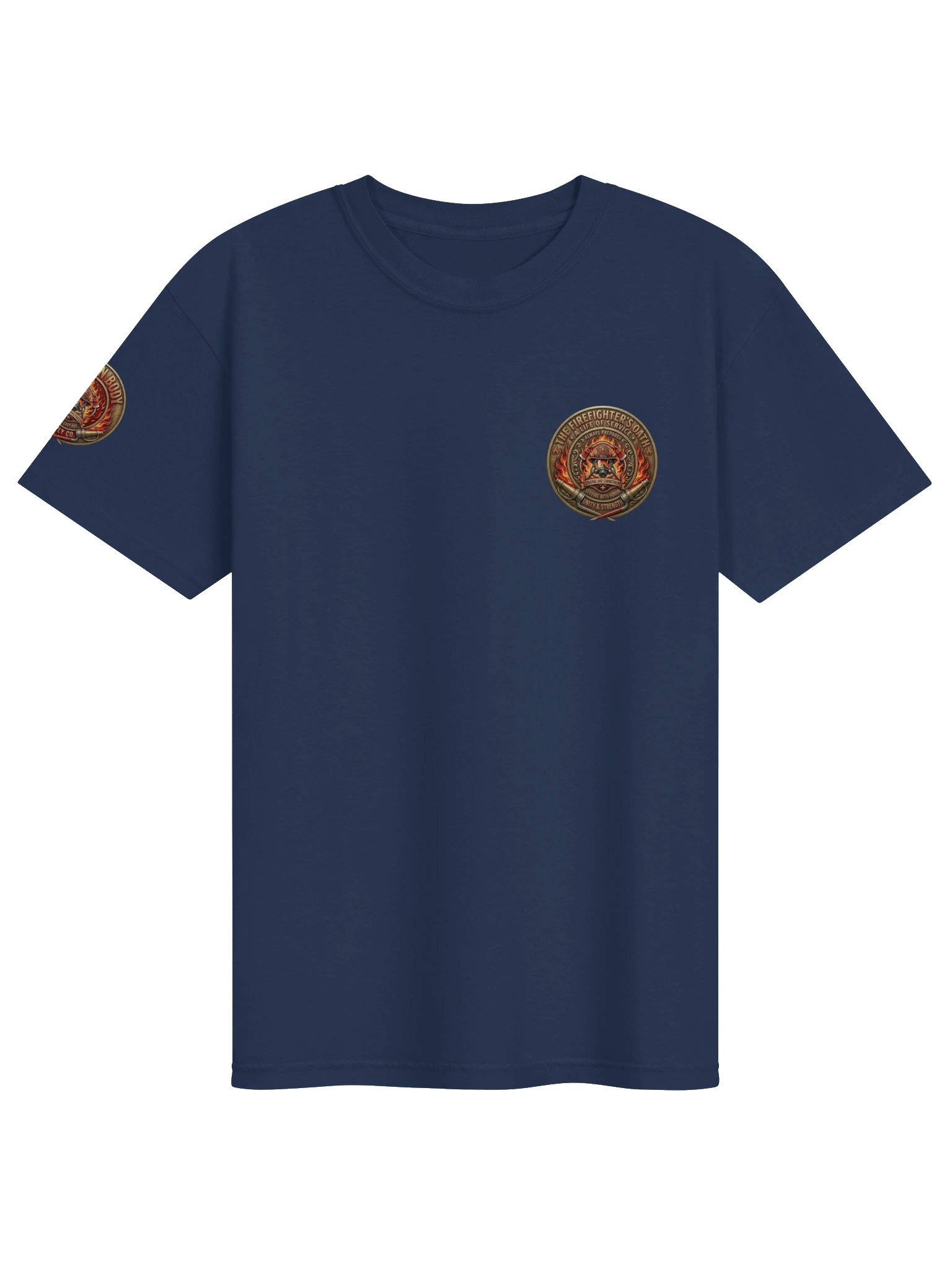 Firefighter Shirt — Firefighter’s Oath Always Prepared Fire Department Tee | Flat Out Broken™ product image (5)