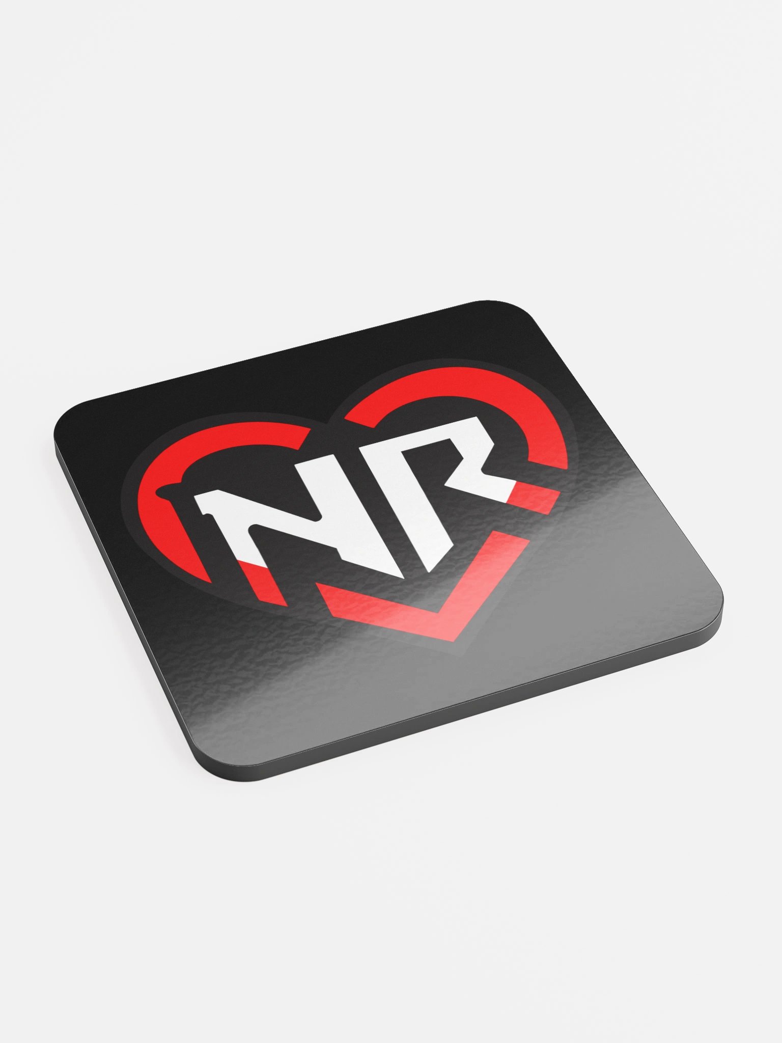NR Heart Coaster (Black) product image (2)