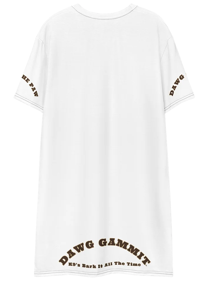 DAWG GAMMIT™ Wanted Poodle T-shirt Dress product image (2)