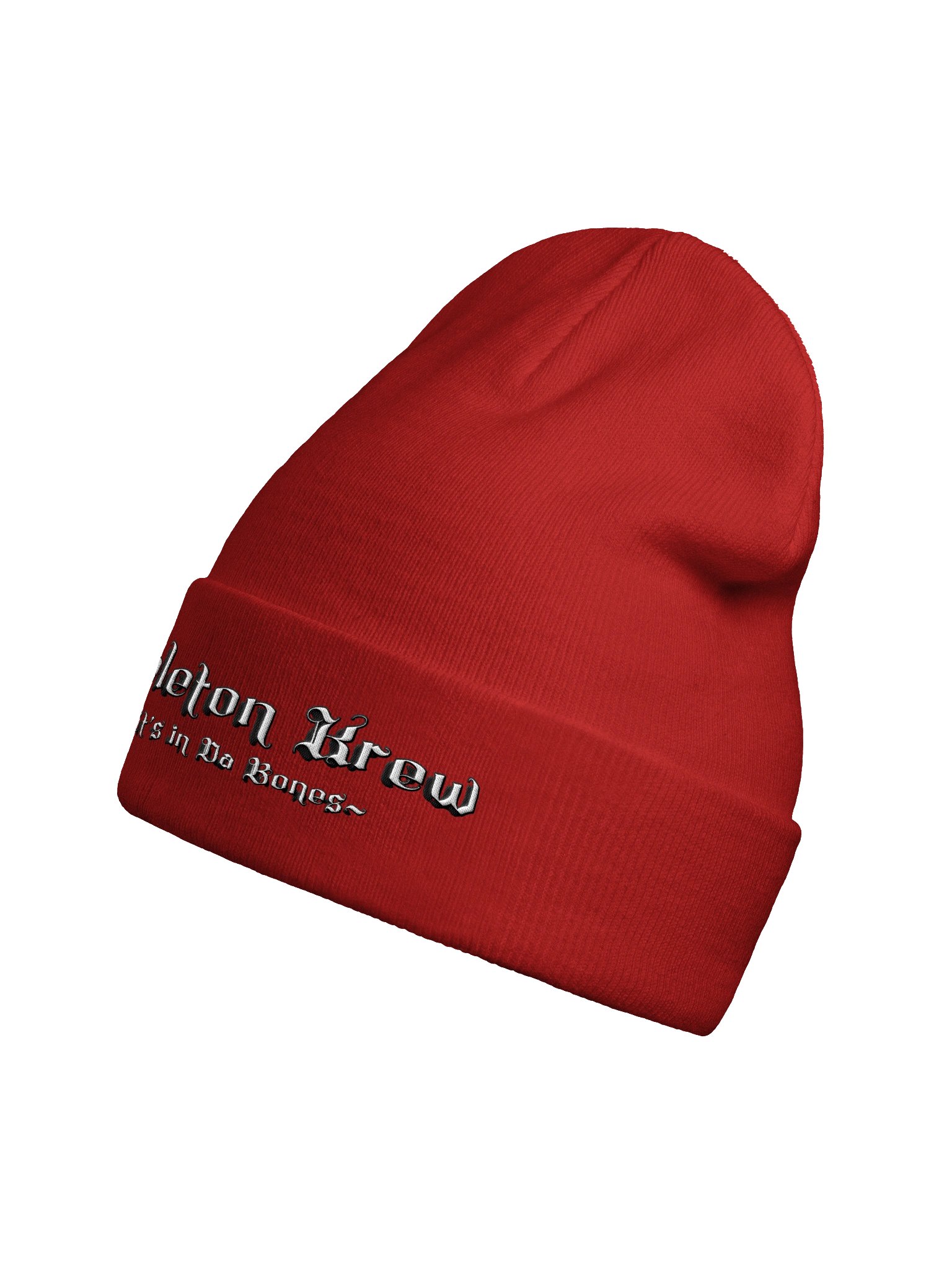 Skeleon Krew Red Beanie product image (2)