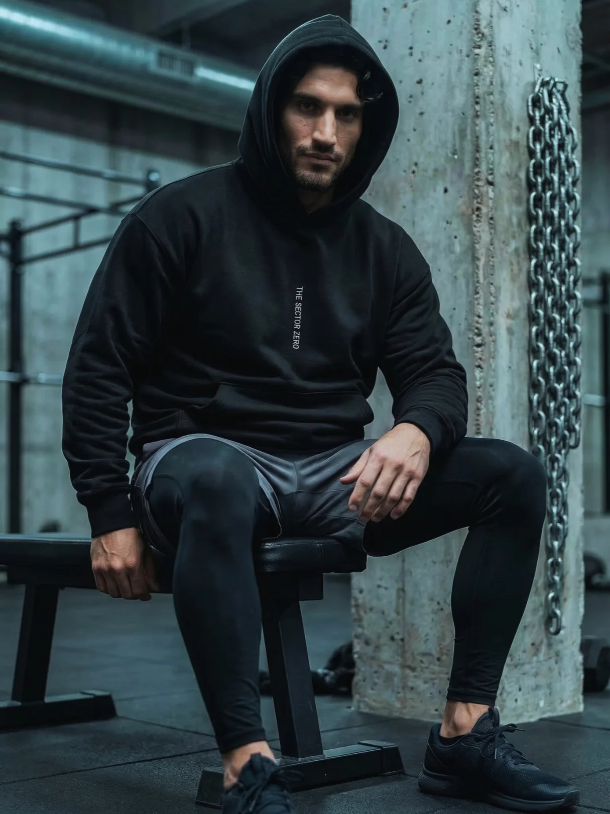 THE SECTOR ZERO™: 'DISCIPLINE' Heavyweight Drop Shoulder Hoodie product image (9)