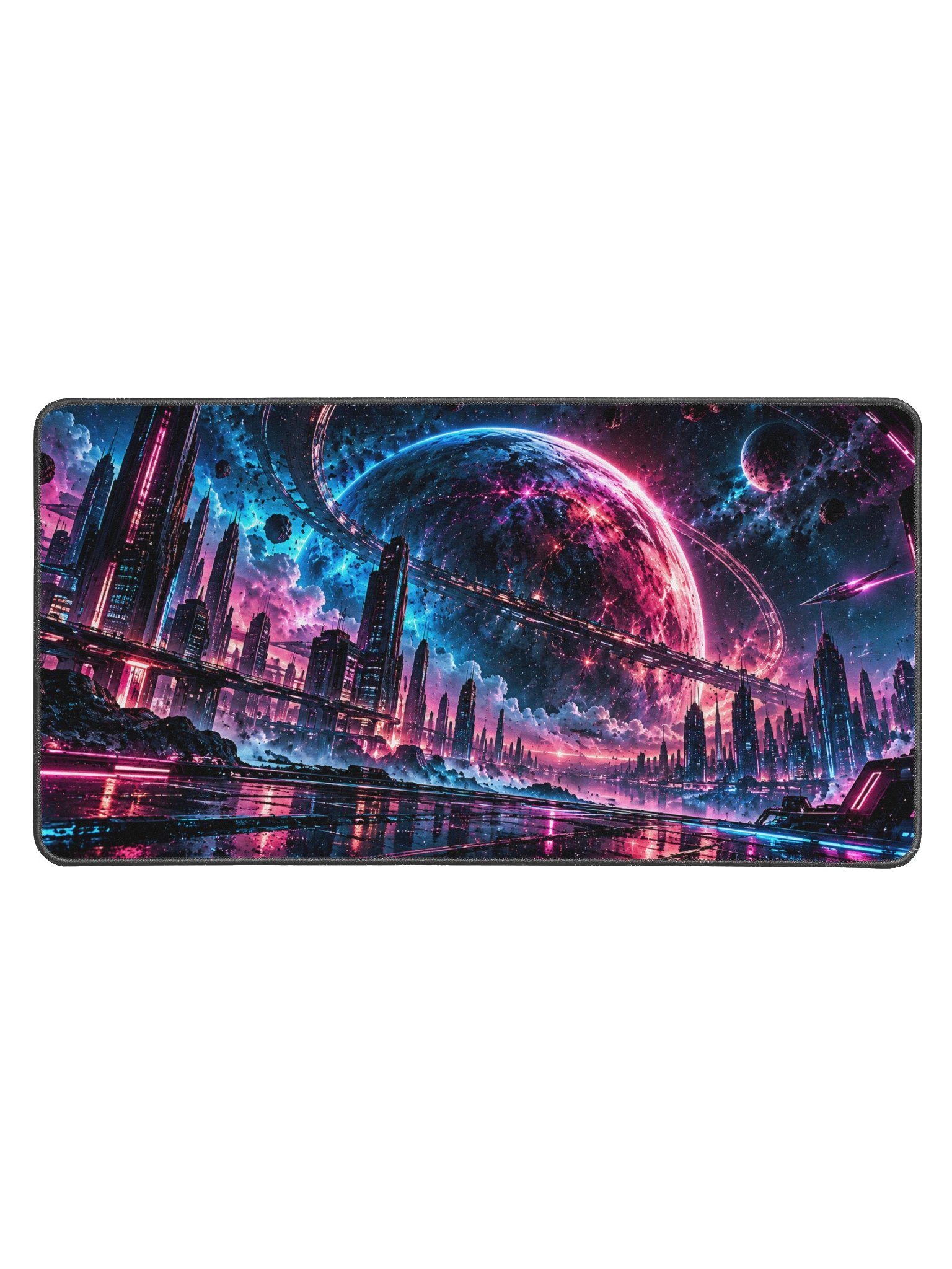 Cyberpunk Galaxy — Extended Gaming Mouse Pad product image (1)