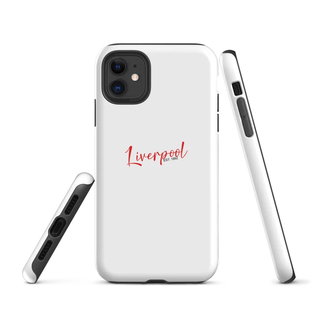 Liverpool Red Cursive iPhone® Tough Case product image (1)