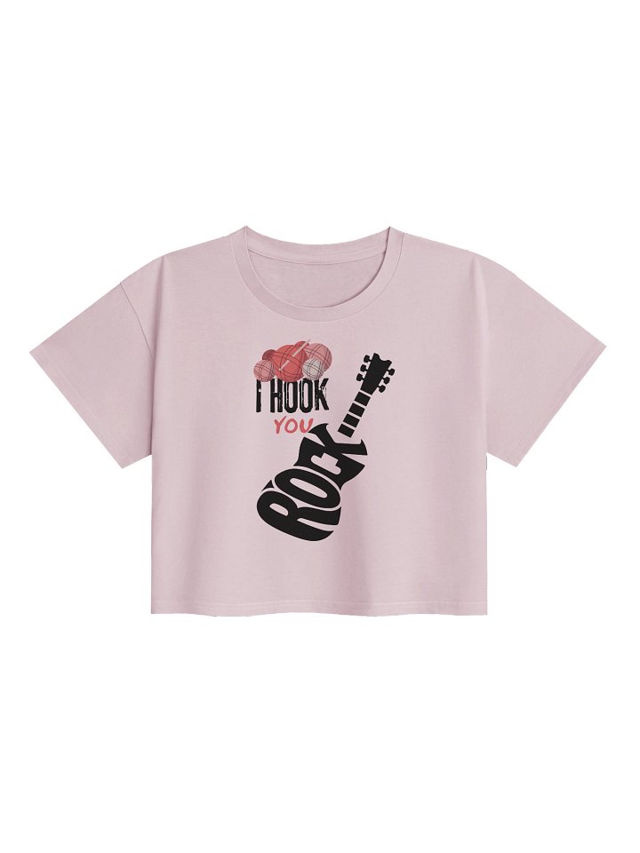 Crop Top / I Hook you Rock product image (2)