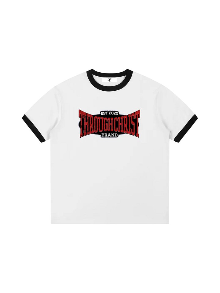 Through Christ Ringer Tee product image (2)