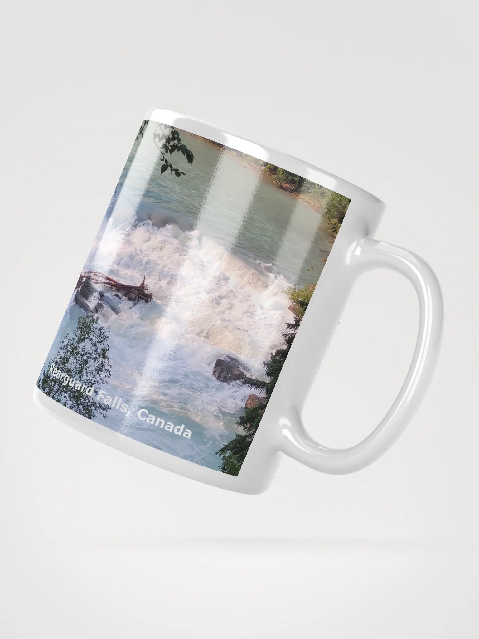 White Glossy Mug - Rearguard Falls product image (2)
