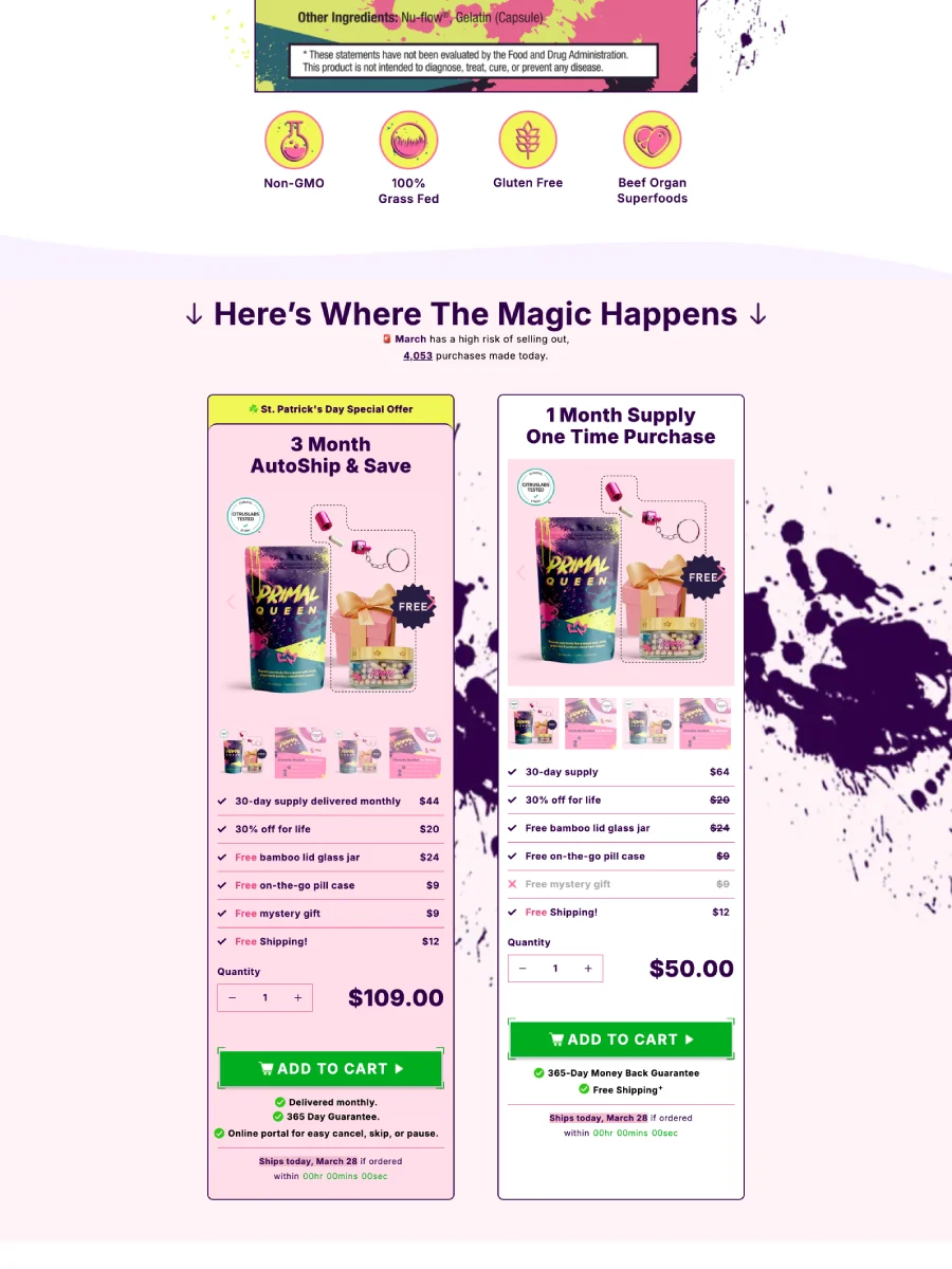 Primal Queen - Replo Landing Page Template product image (10)