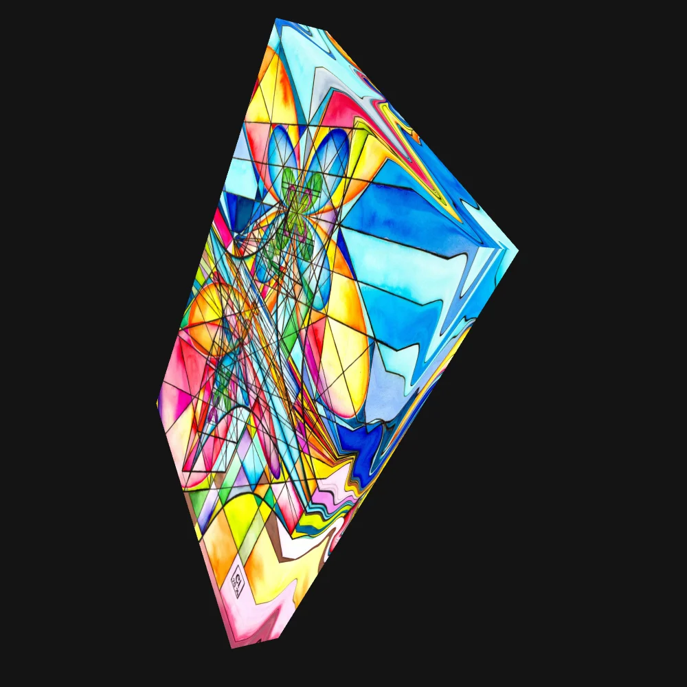 Cathedral of Math - Geometrical Art Canvas Print product image (4)