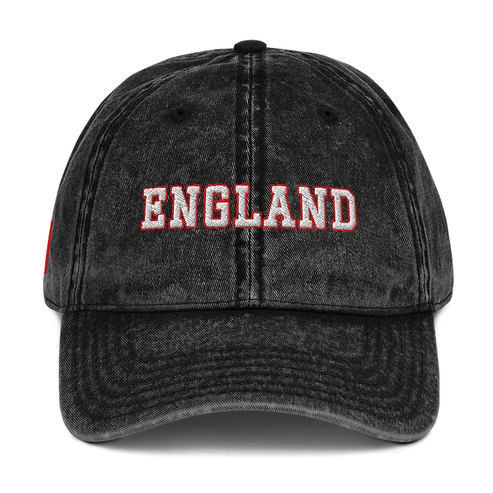 England "Three Lions" Vintage Wash Dad Cap product image (1)