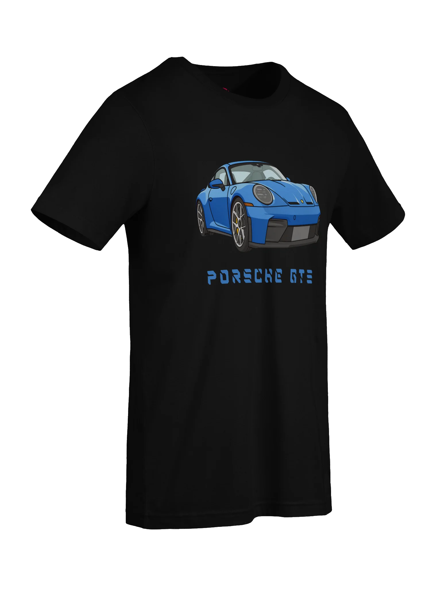 Shark Blue Porsche 911 GT3 Touring Shirt (Retro, Sketch, Silhouette) product image (9)