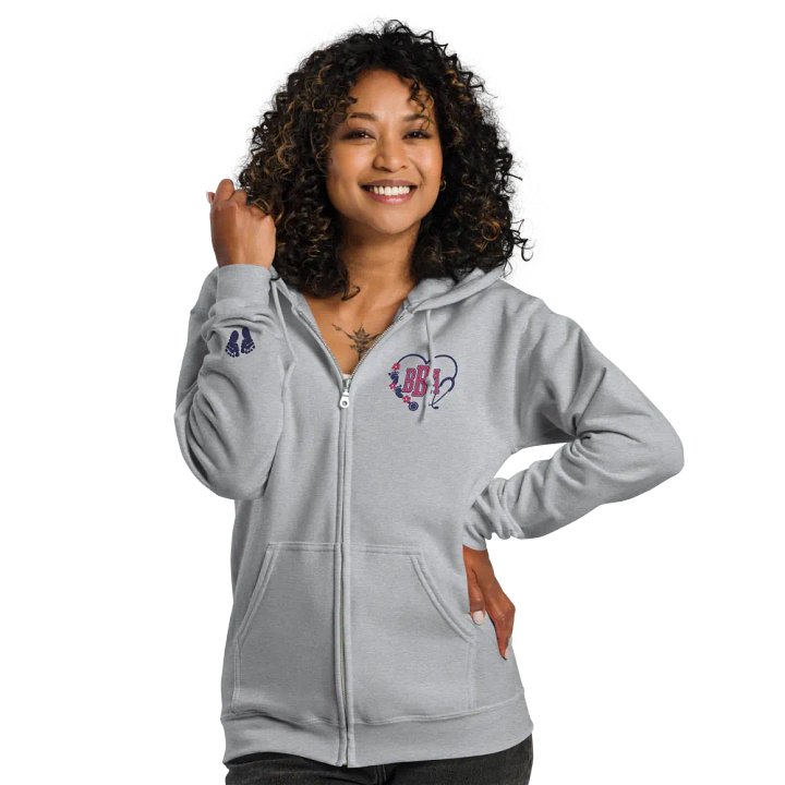 Personalized Embroidered Monogram Hooded Jacket product image (1)