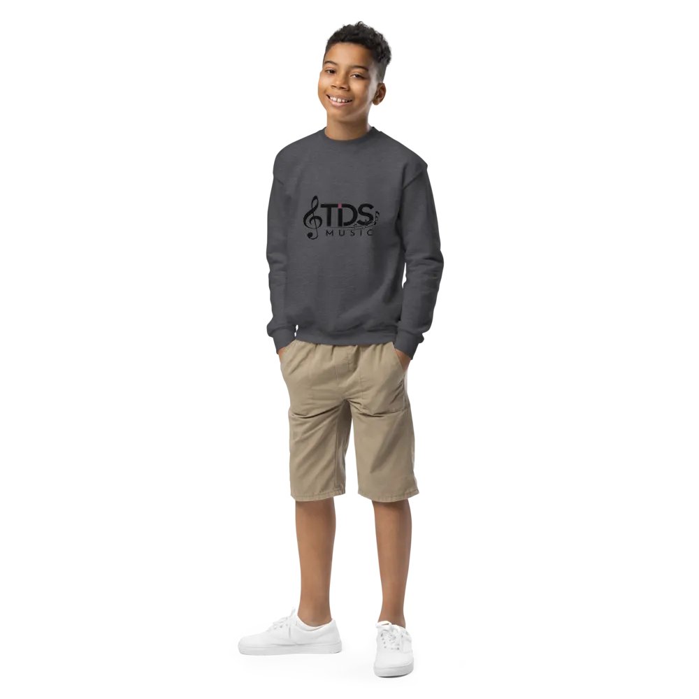 TDS Music Youth Crew Neck Sweatshirt in Blue, White, Black, Red, Gray (XS-XL) product image (4)