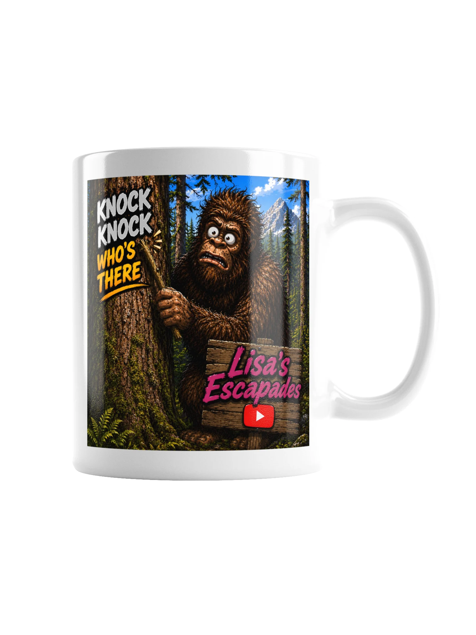 Trending Bigfoot Knock Knock Mug product image (3)