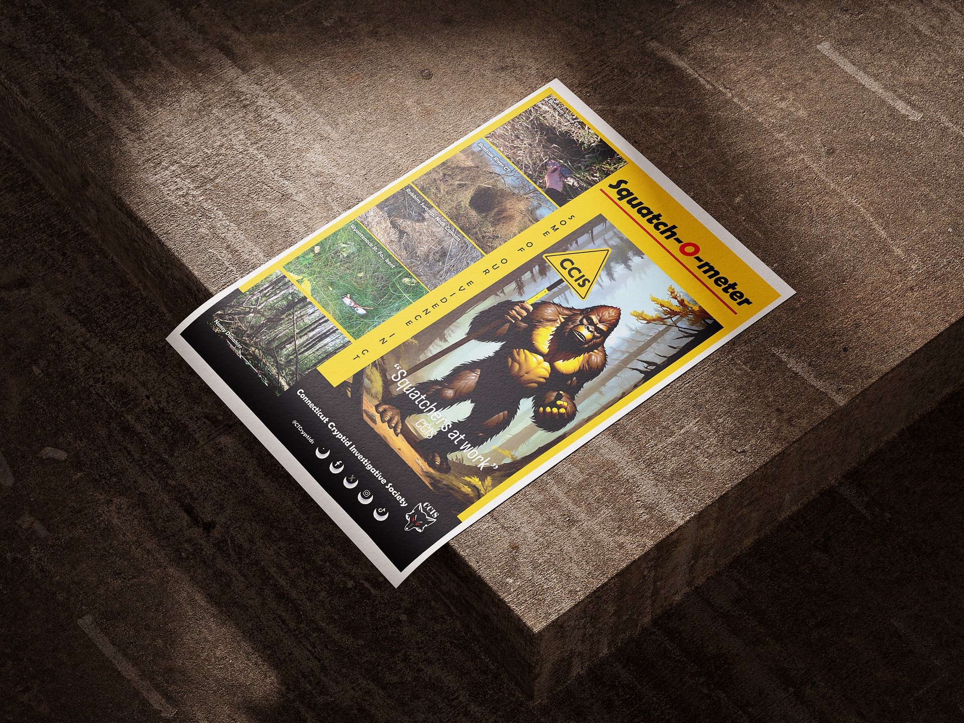 CCIS | CT Cryptids | Squatch-O-Meter Poster product image (1)