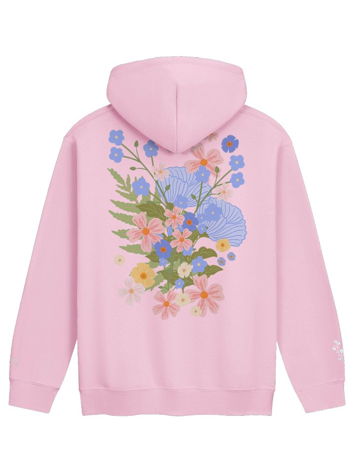 Floral Bouquet Hoodie with Embroidery on sleeves product image (6)