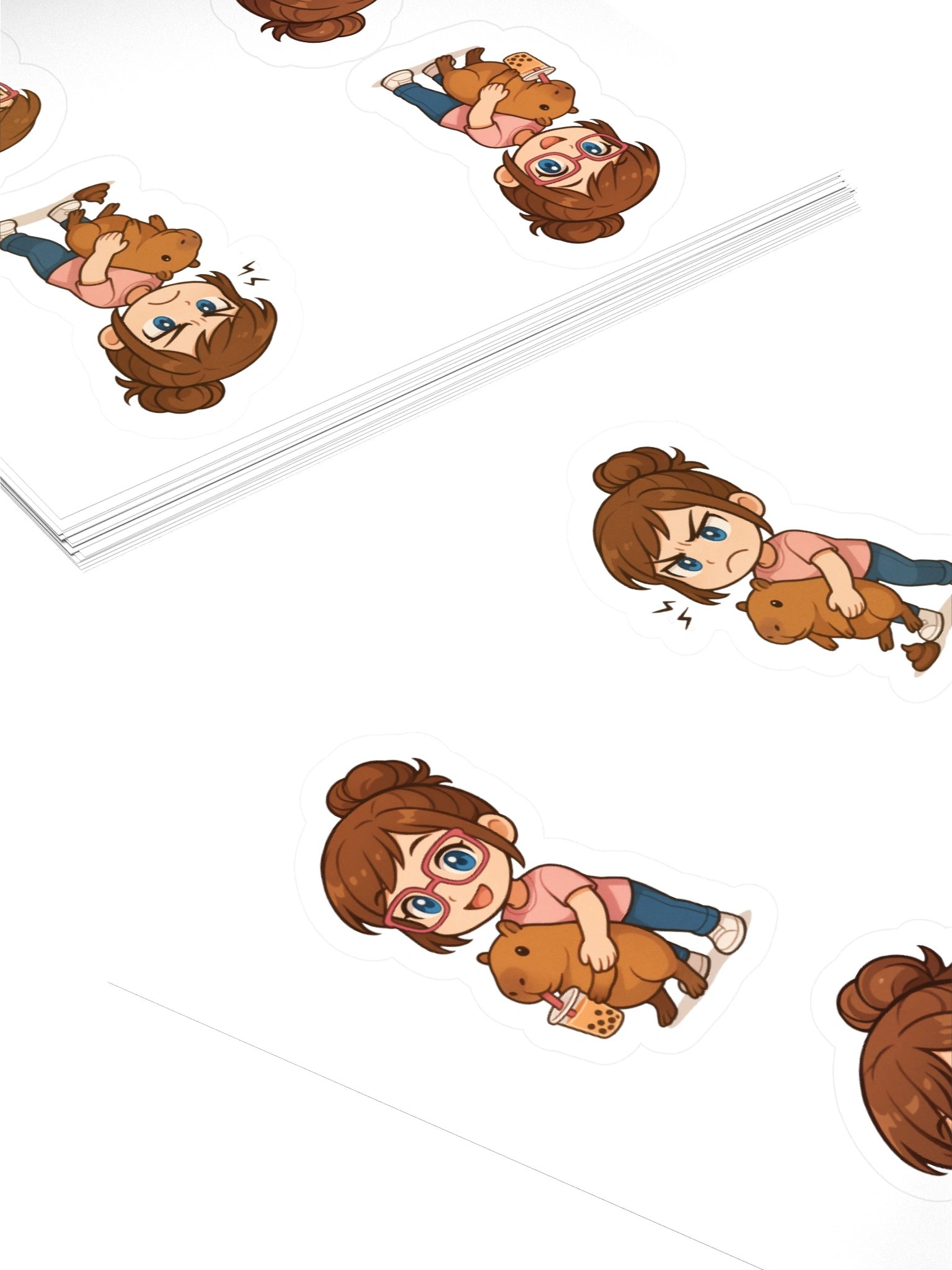 Capybara Stickers Sheet 1 product image (4)