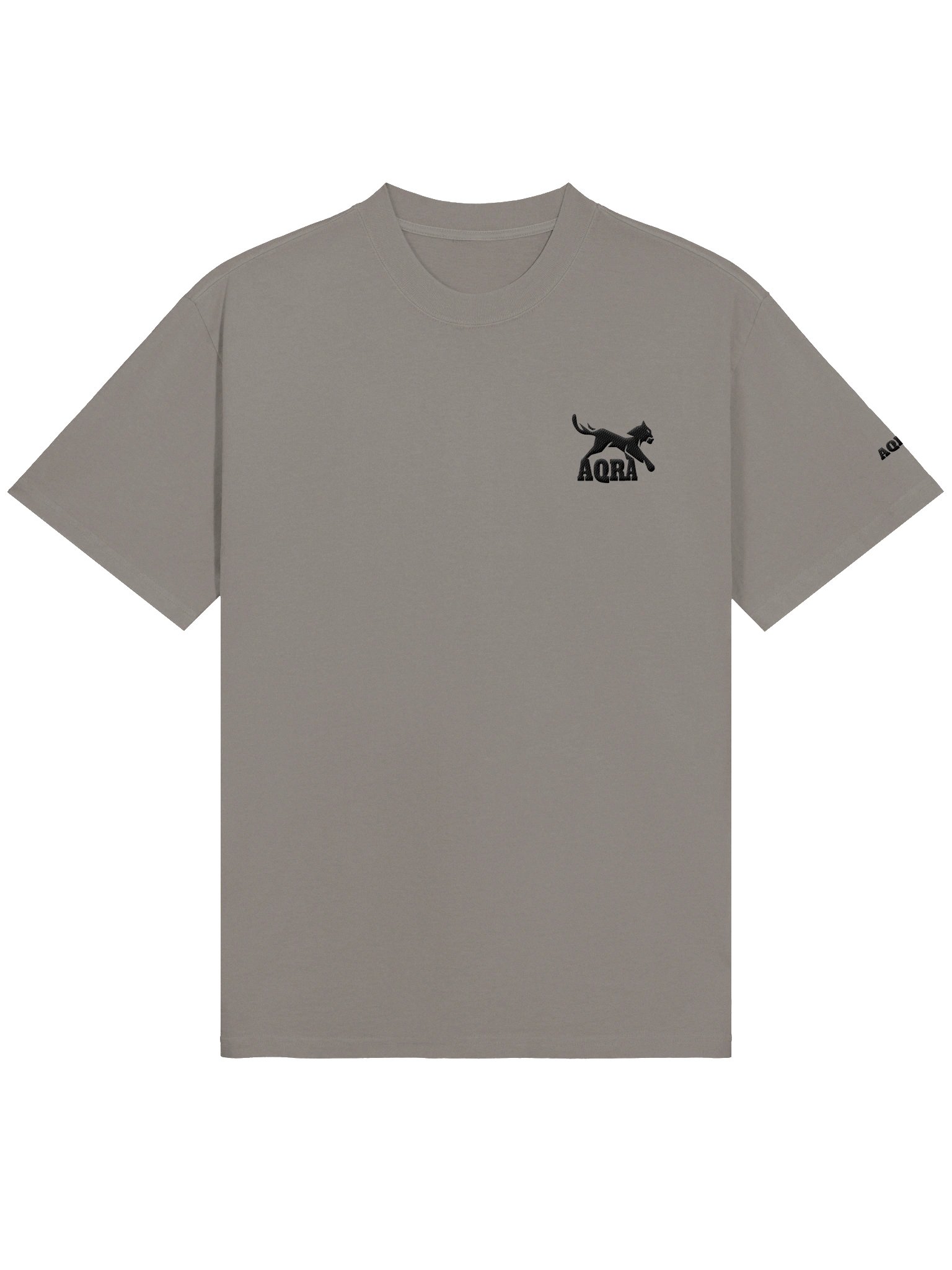 AQRA Signature Chest Logo Oversized T-Shirt product image (5)