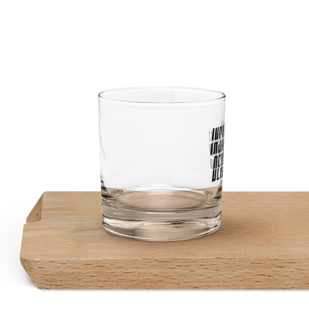 Eclipse Rocks Glass — Black Logo product image (7)