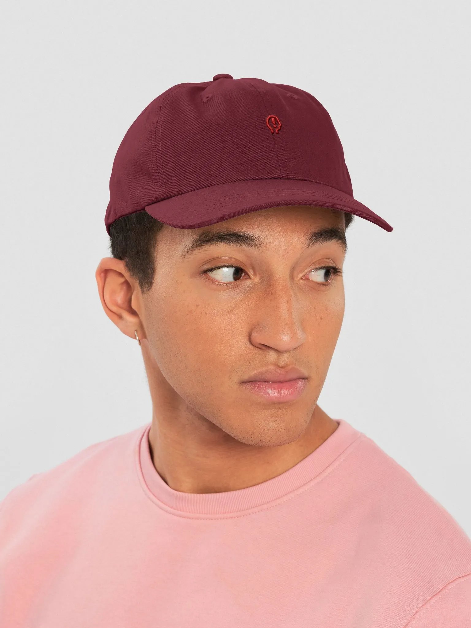 EXCLAIMING MENTALLY (sm. cherry design) classic dad hat product image (14)
