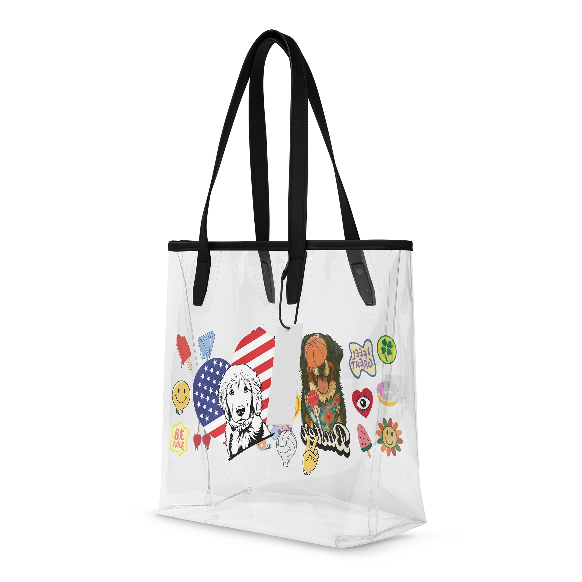 YOUR BEST FRIEND! / CLEAR TOTE BAG product image (4)