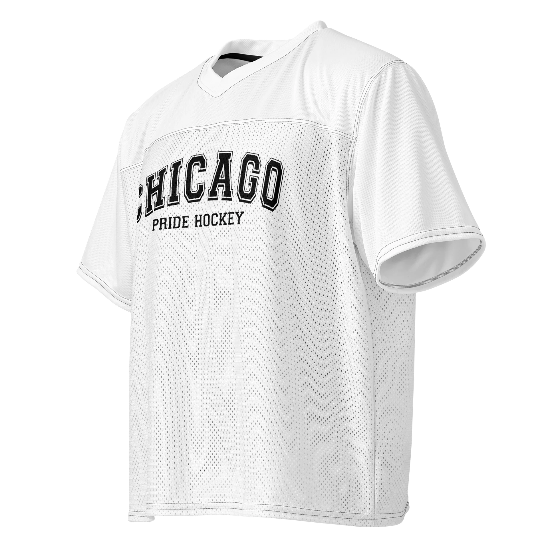 Chicago Pride Hockey Mesh Varsity Tee product image (3)