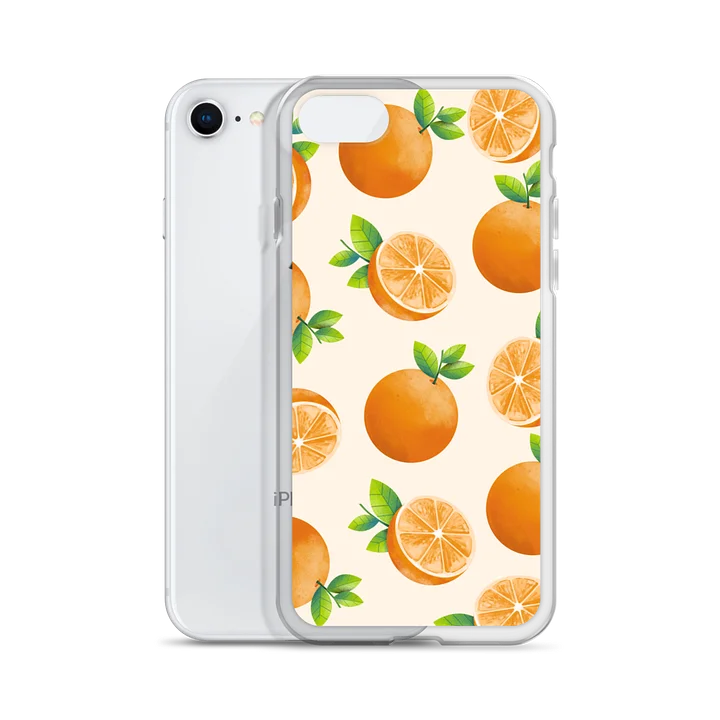 Citrus Tile Clear iPhone Case product image (55)