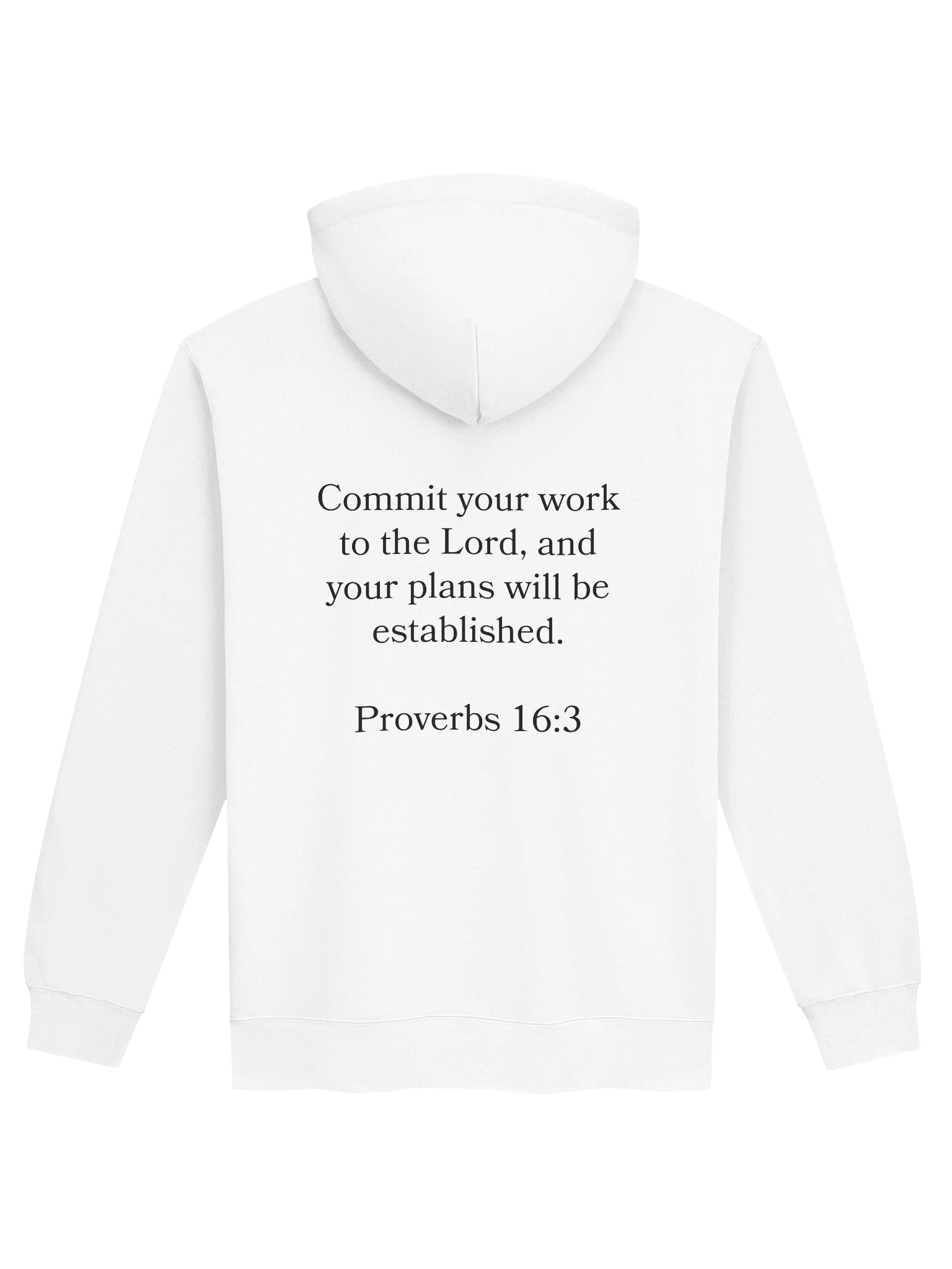 Commit Your Work to the Lord Hoodie product image (1)