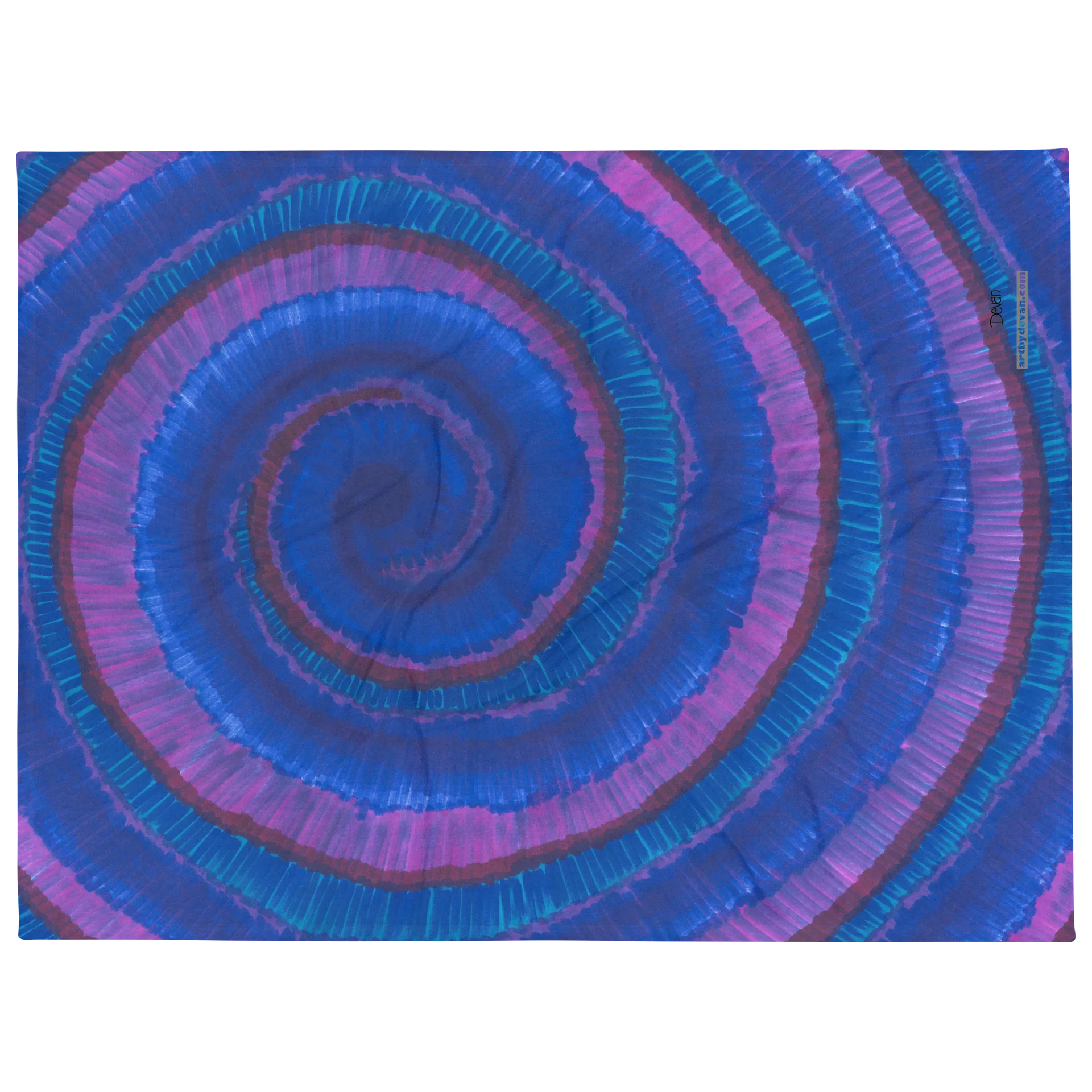 Purple SWIRLS Blanket product image (2)