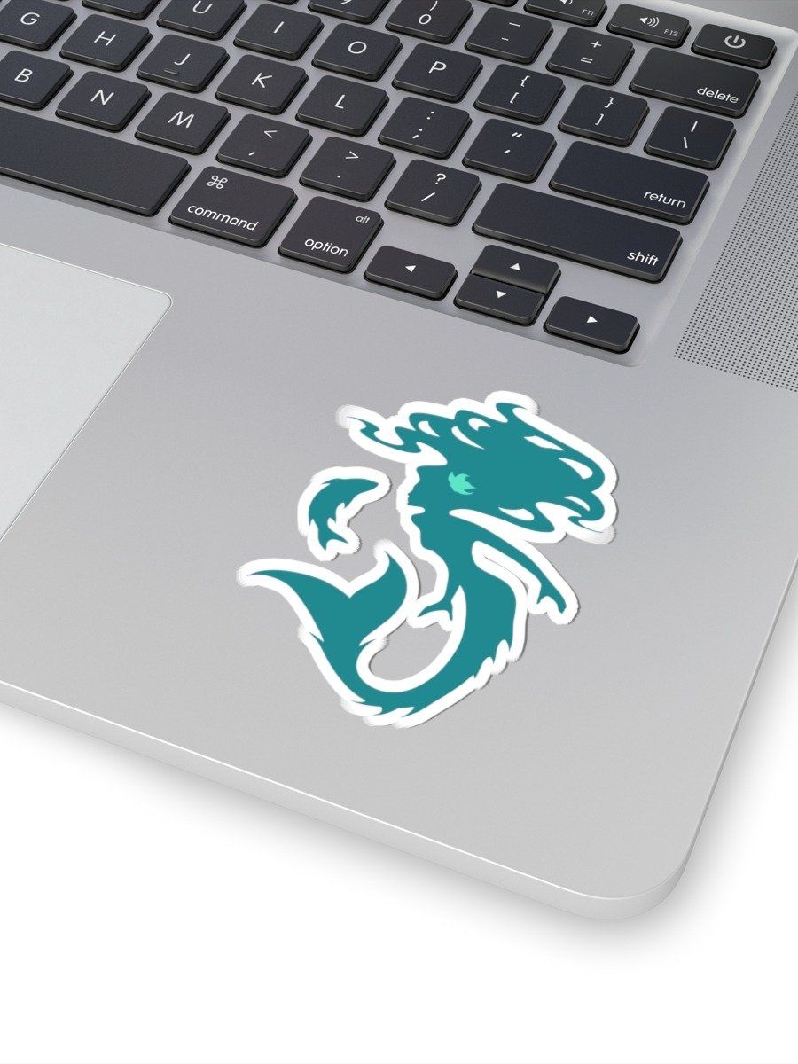 Sticker 2: The Underwater Dance: Mermaid Sea-Teal Decal product image (1)