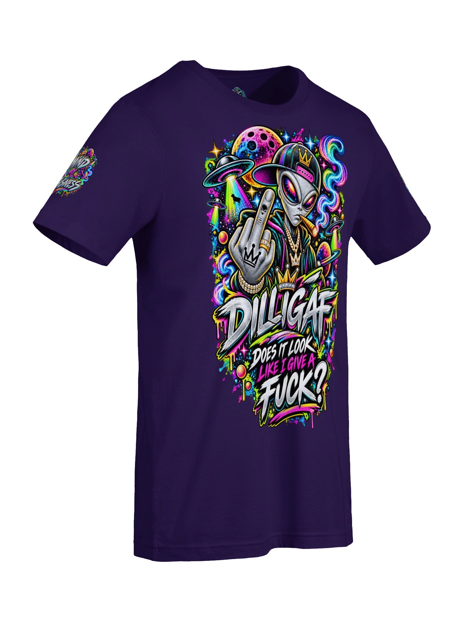 Multicolor DILLIGAF Cosmic Tee product image (27)