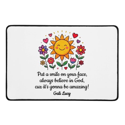 Put a Smile Desk Mat - Style 1 product image (2)